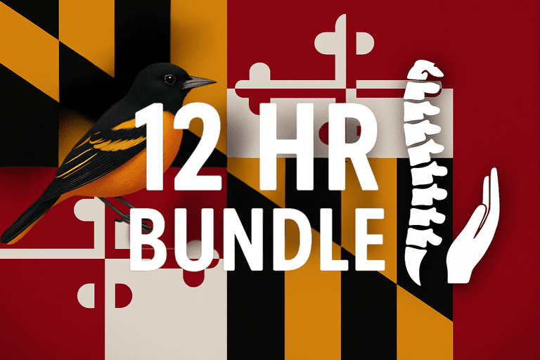 Maryland 12 Hr Bundle Including All Mandated Hours