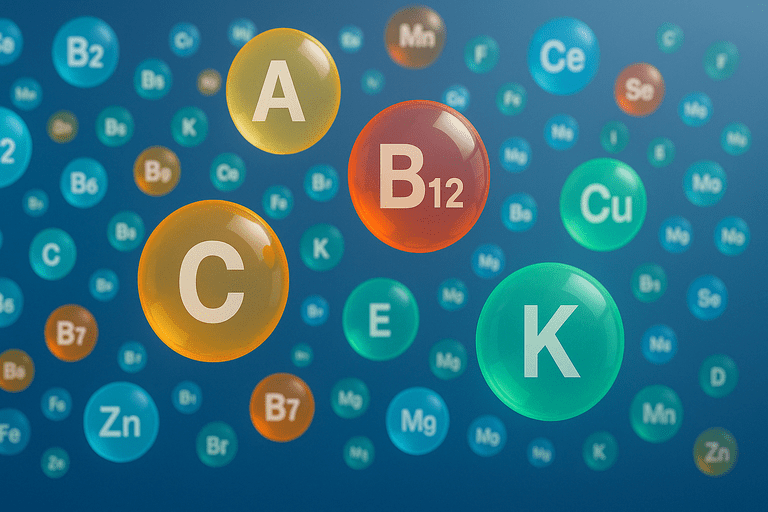 Vitamins and Minerals Essential for Health